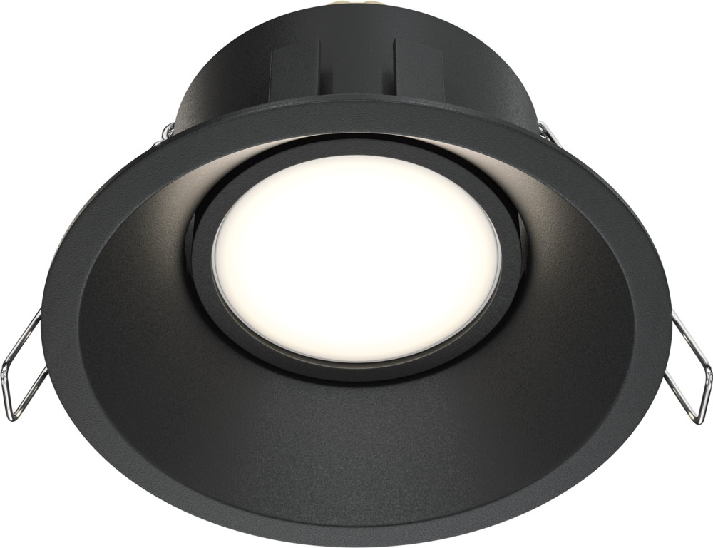 Встраиваемый светильник Dot GU10 1x50Вт Maytoni Technical DL028-2-01B (dl028-2-01b)