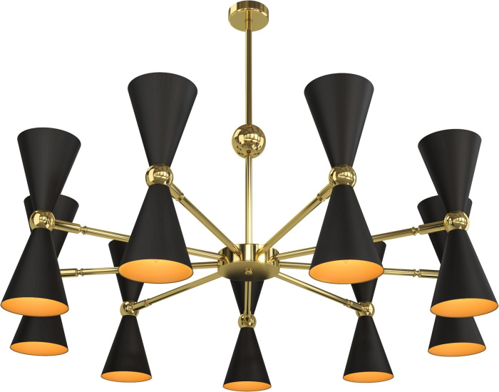 Потолочная люстра Vesper MOD108PL-18GB (mod108pl_18gb)