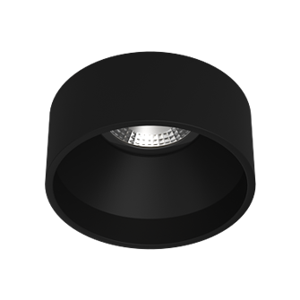 Встраиваемый светильник под сменную лампу Ledron KEA GU10 Black (2440)