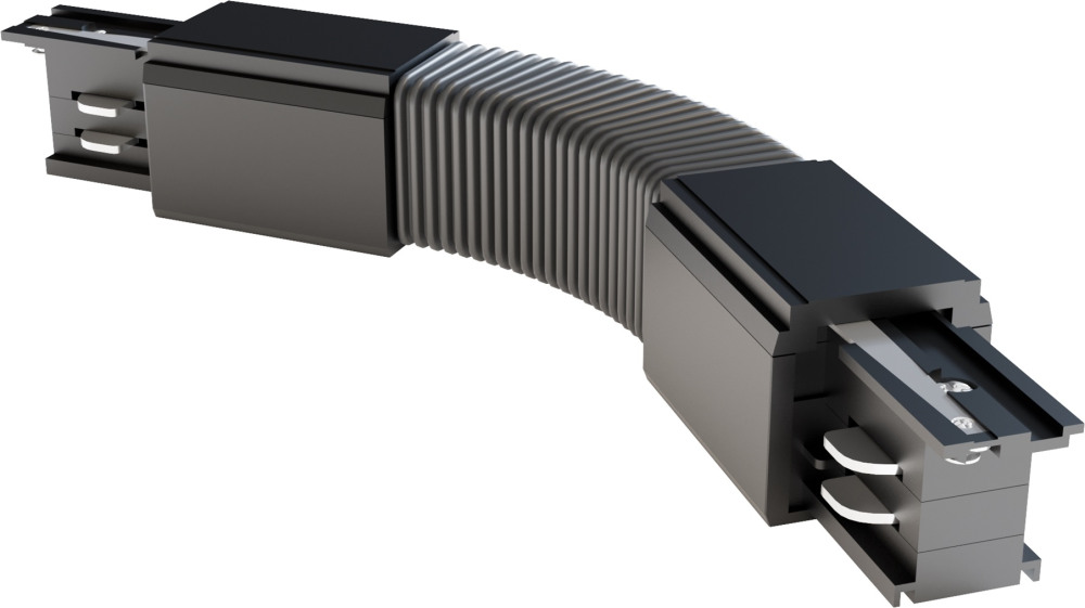 Коннектор гибкий Trinity черный трехфазный Maytoni Technical TRA005CF-31B (tra005cf_31b)