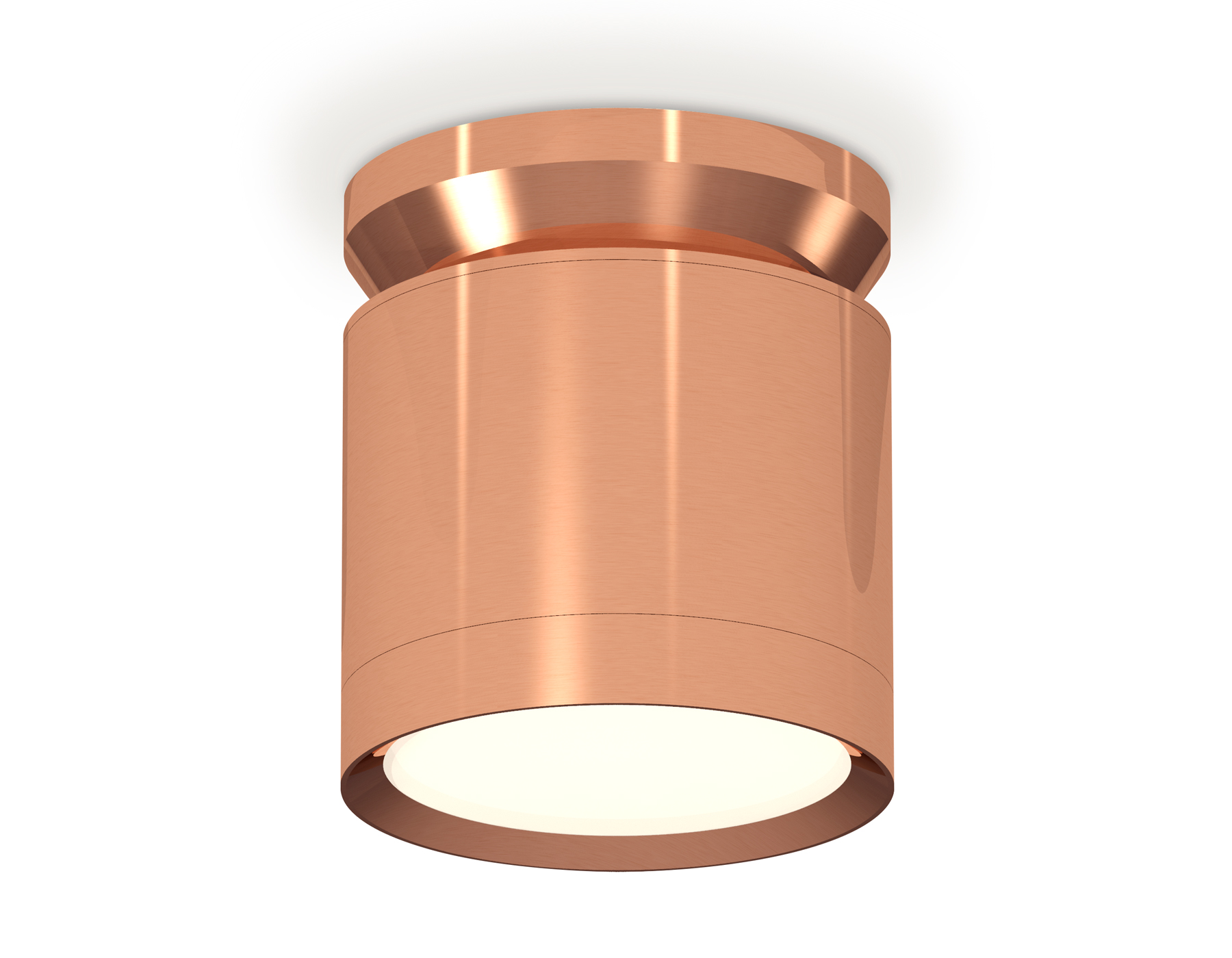 Комплект накладного светильника XS8122035 PPG золото розовое полированное GX53 (N8912, C8122, N8126)