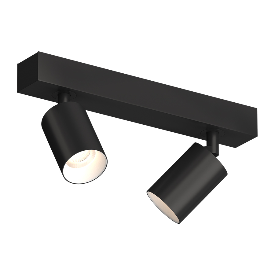 Накладной поворотный светодиодный светильник Ledron SAGITONY E2 S60 Black-White (2568)