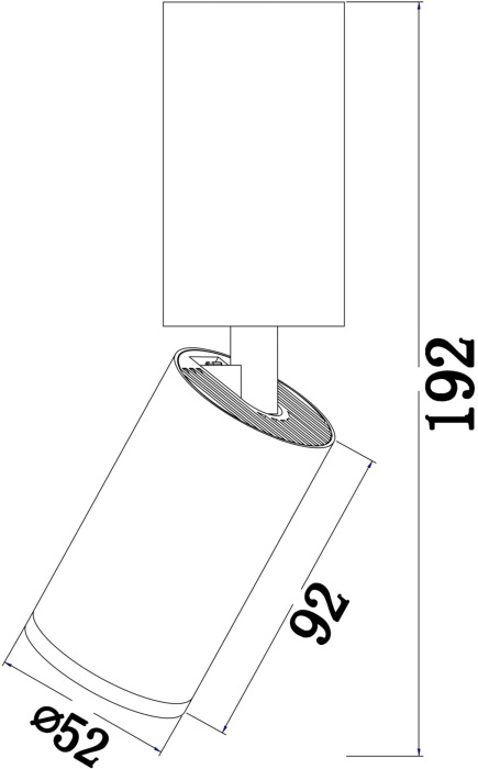 Накладной потолочный светильник FOCUS S GU10 1x10Вт Maytoni Technical C051CL-01W (c051cl-01w)