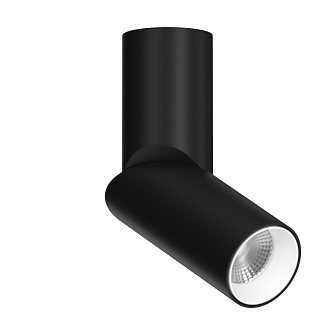 Накладной поворотный светильник под сменную лампу Ledron MJ1402 Black-White (2845)