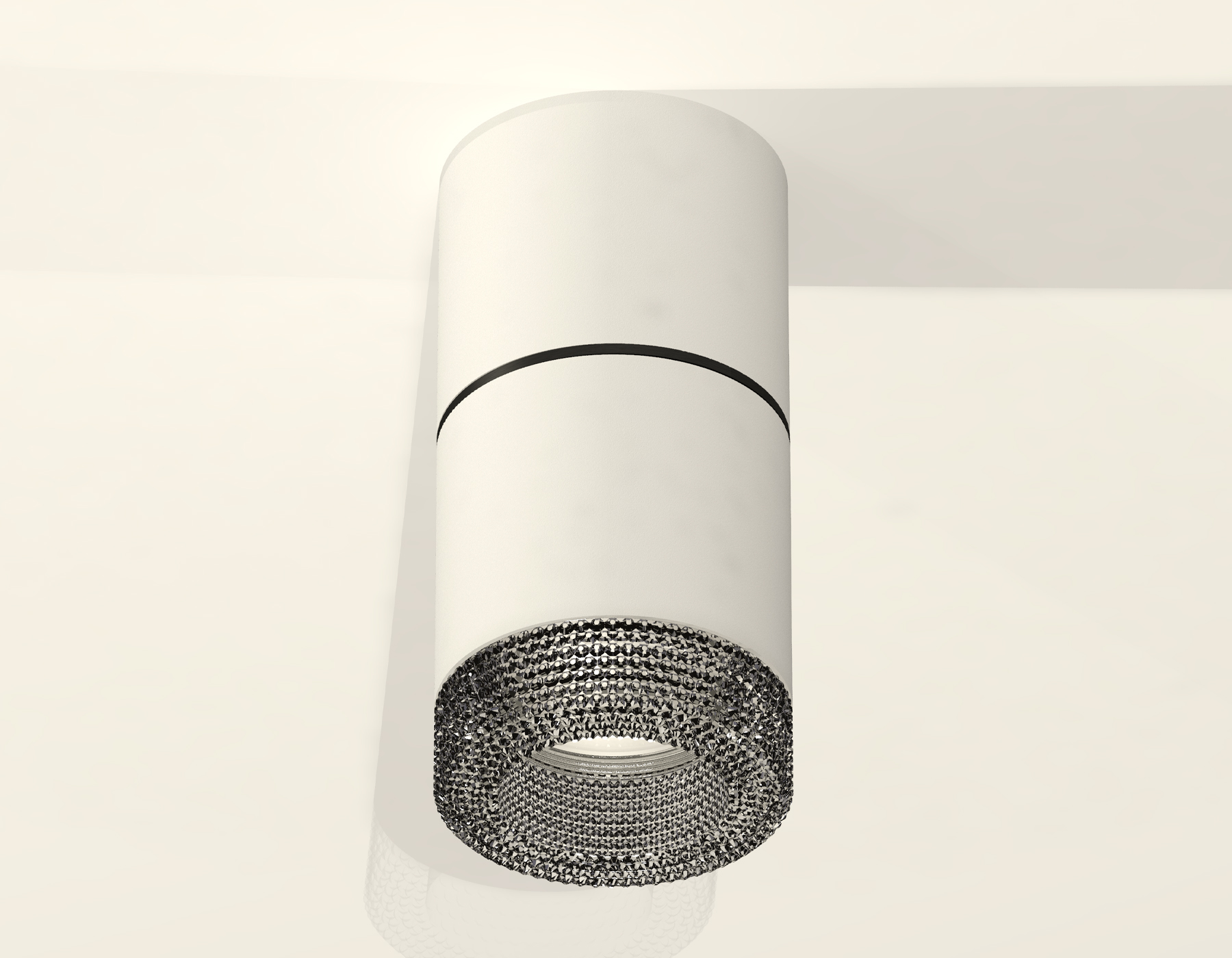 Комплект накладного светильника с композитным хрусталем XS7401182 SWH/BK белый песок/тонированный MR16 GU5.3 (C7401, A2071, C7401, N7192)