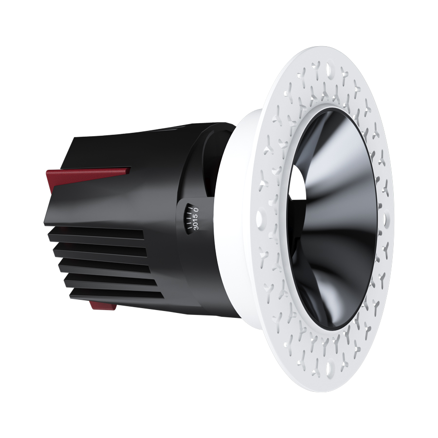 Встраиваемый светодиодный светильник под шпаклевку Starship Grey 12W Zigbee (11086)