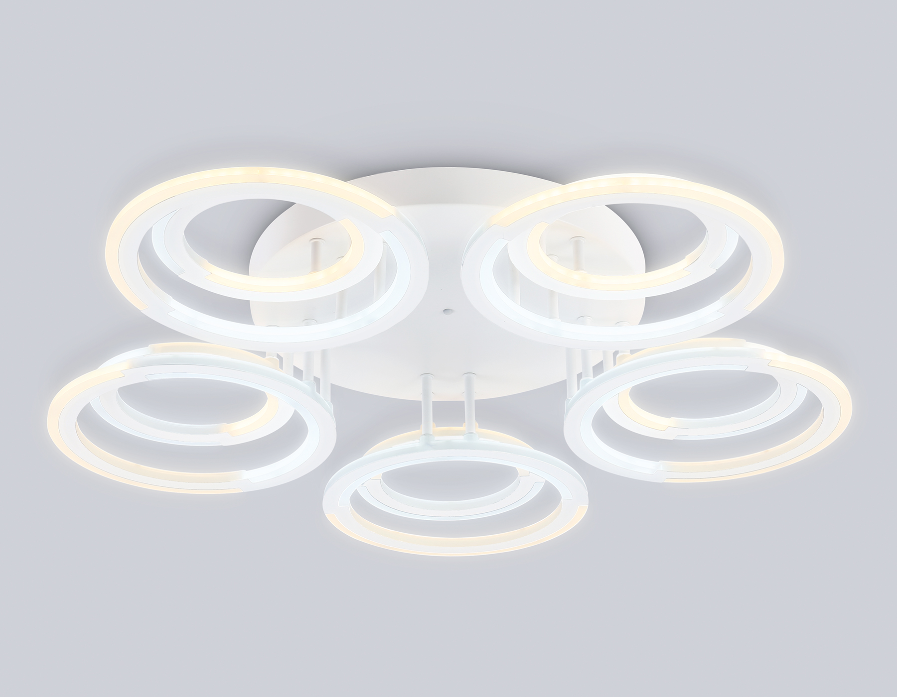 Светильник светодиодный потолочный FA8944/5+5 WH белый 132W 3000-6000K D735*115 (ПДУ ИК)