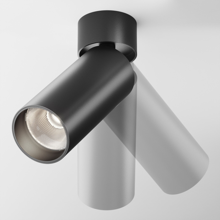 Потолочный светильник FOCUS LED 4000K 1x12Вт 50 Maytoni Technical C055CL-L12B4K-W-B (c055cl-l12b4k-w-b)