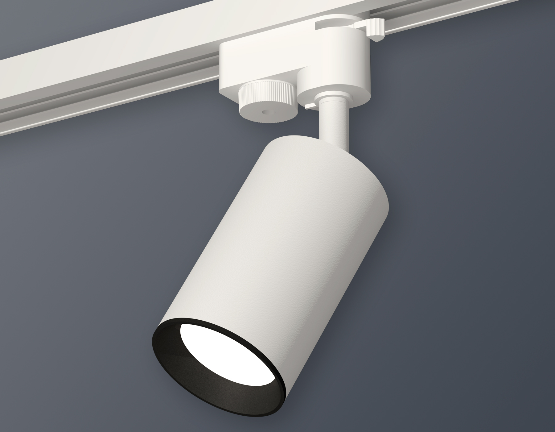 Комплект трекового однофазного светильника XT6322002 SWH/SBK белый песок/черный песок MR16 GU5.3 (A2520, C6322, N6102)