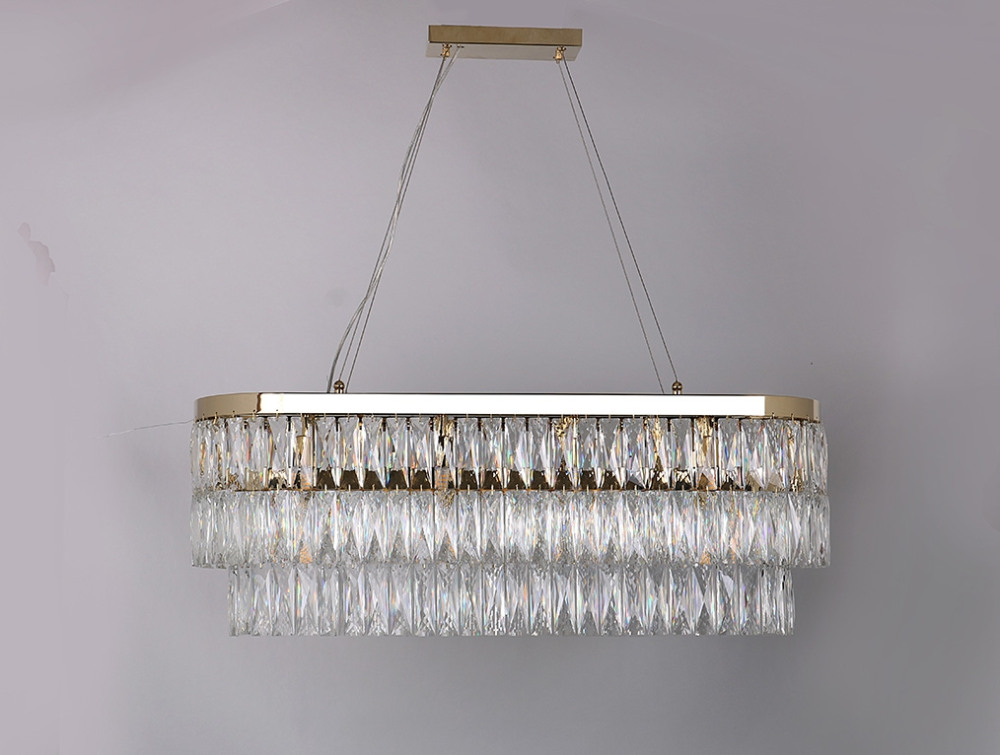 Подвесной светильник хрустальный 101286S gold (10128_6_s_gold)