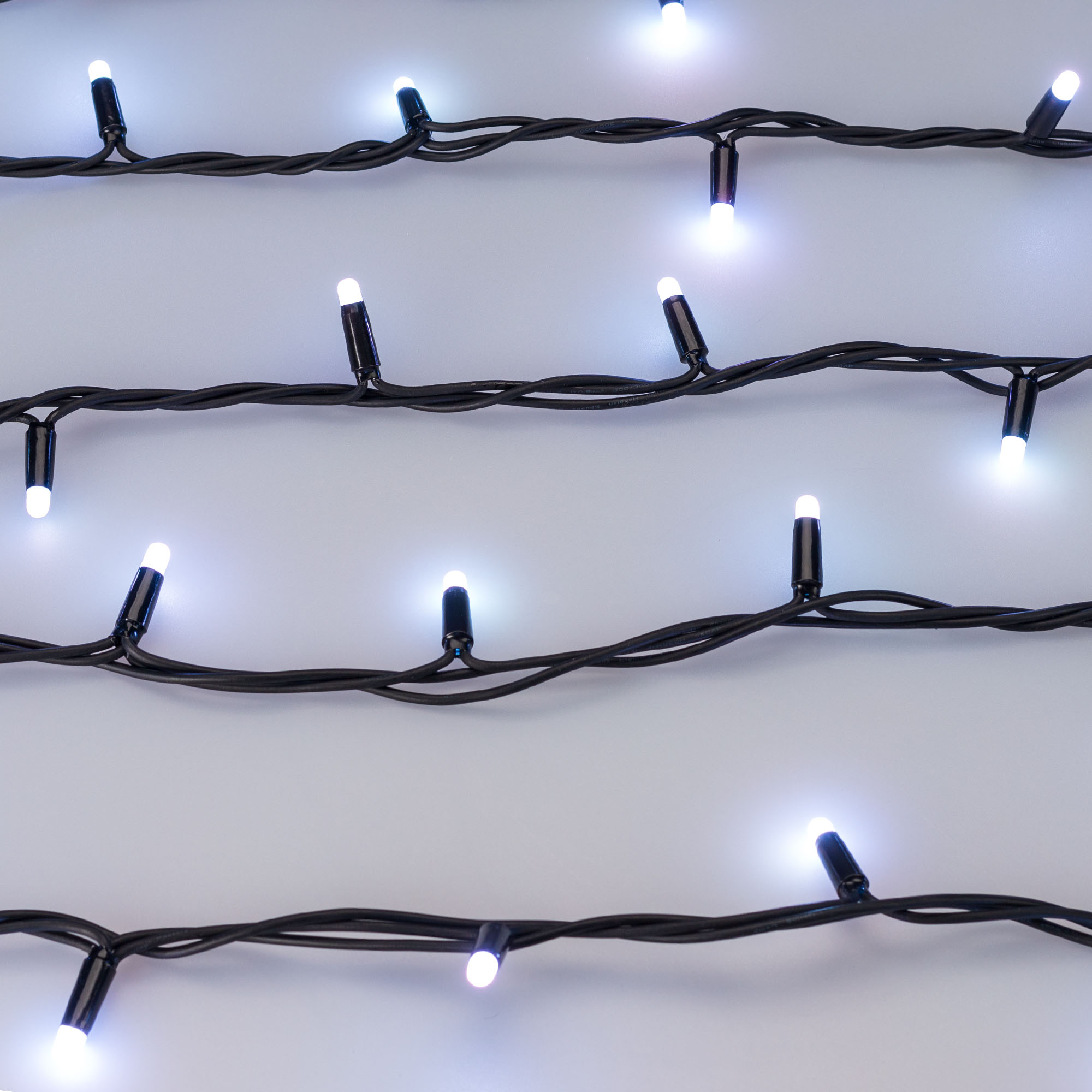 Светодиодная гирлянда ARD-STRING-PRO-10000-BLACK-100LED-MILK-LIVE RGB-DMX (24V, 10W) (Ardecoled, IP65) 031754