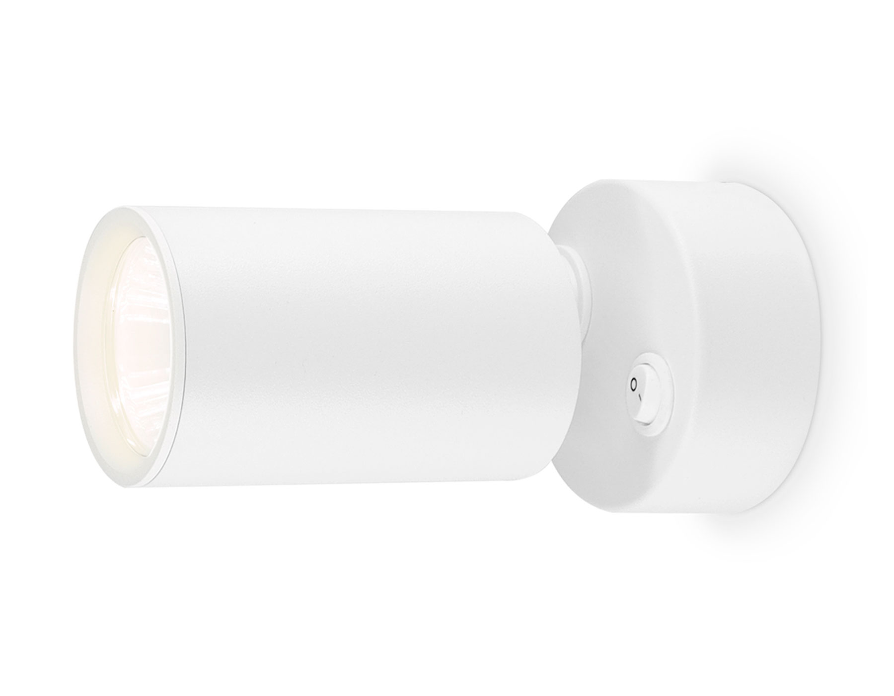 Накладной поворотный спот с выключателем TA1291 WH белый GU10 max 12W 87*55*138