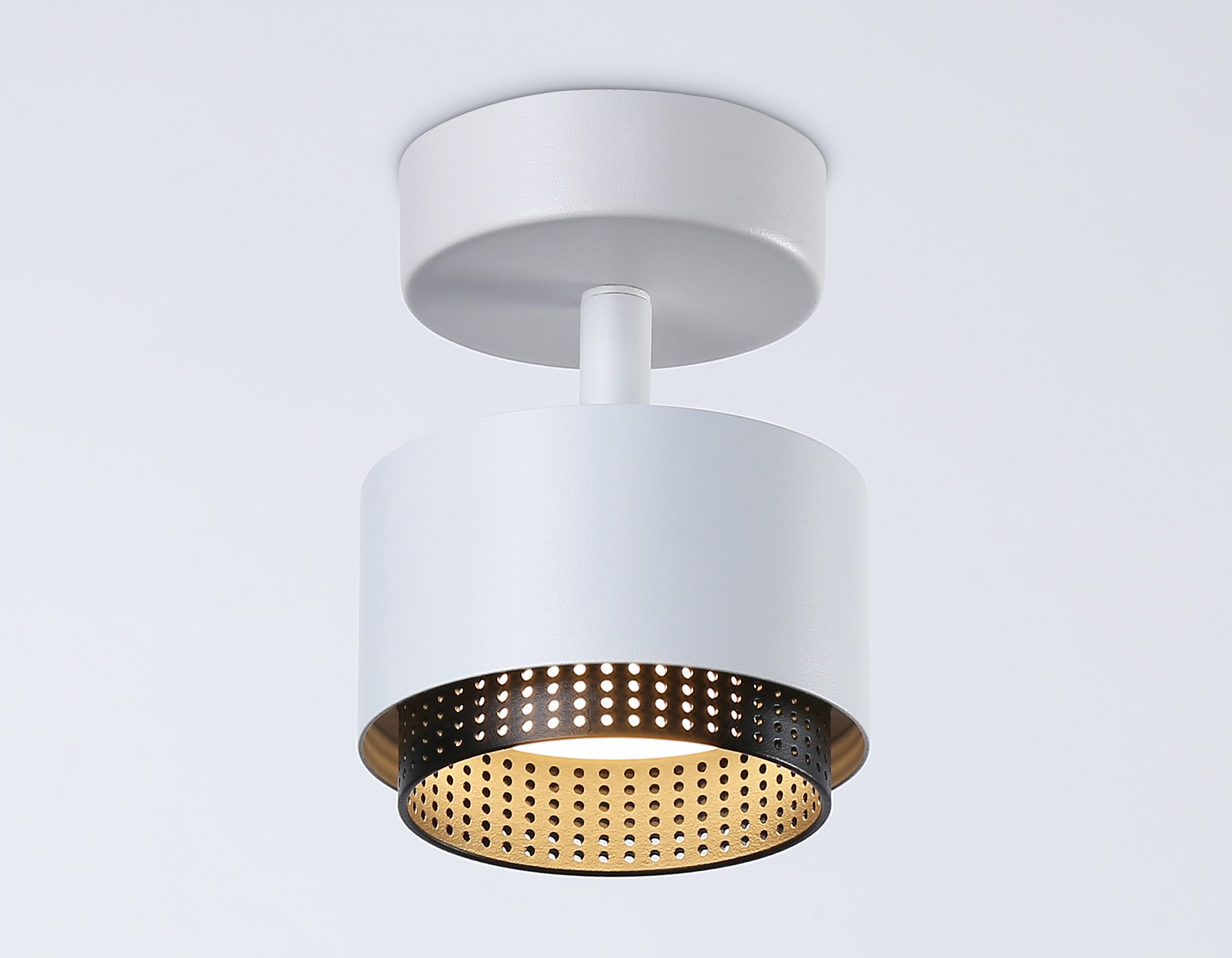 Настенно-потолочный поворотный спот со сменной лампой GX53 TN71279 WH/BK белый/черный GX53 max 12W D95*137