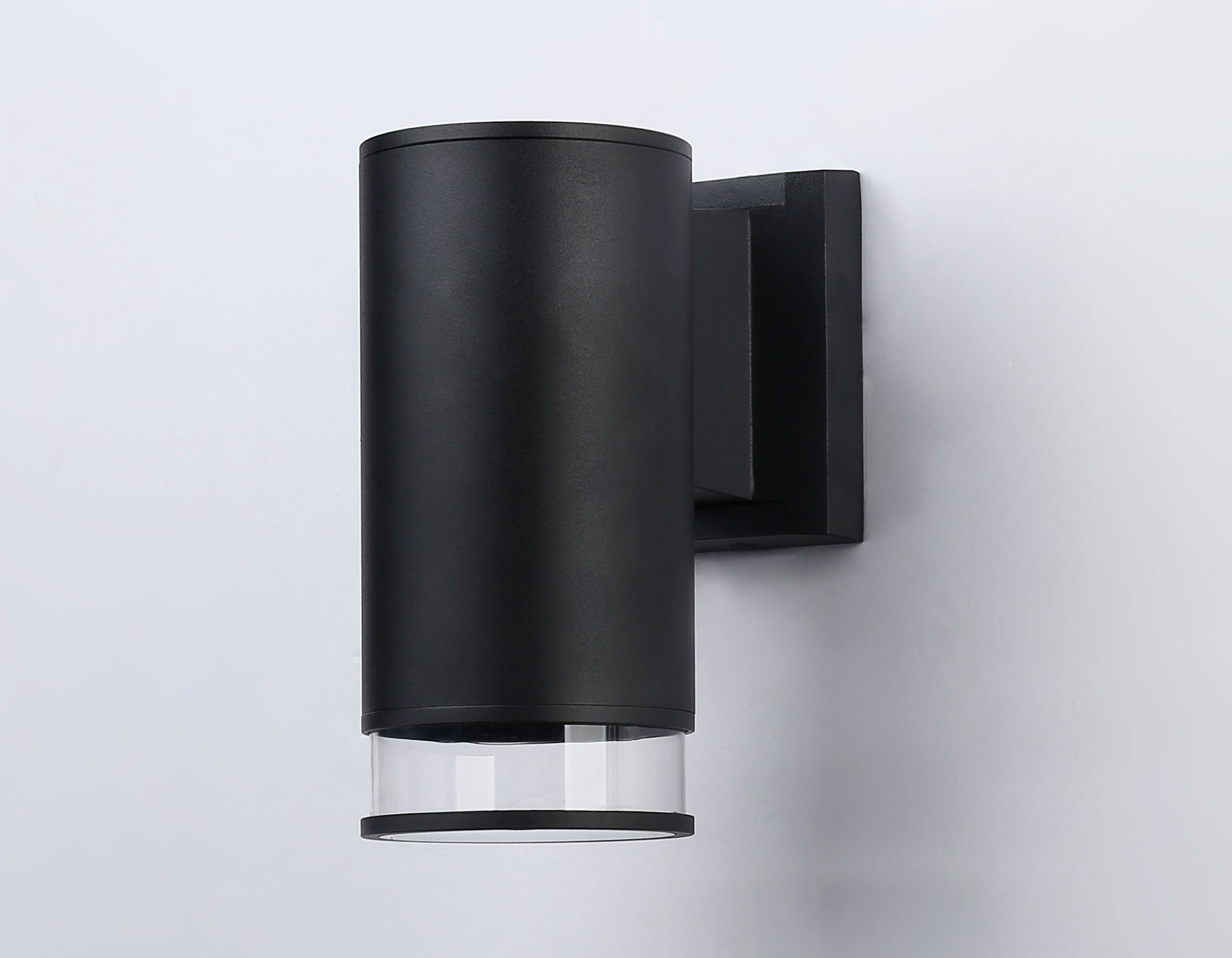 Уличный настенный архитектурный светильник ST3819 BK/CL черный/прозрачный IP54 GU10 max 35W 187*90*160