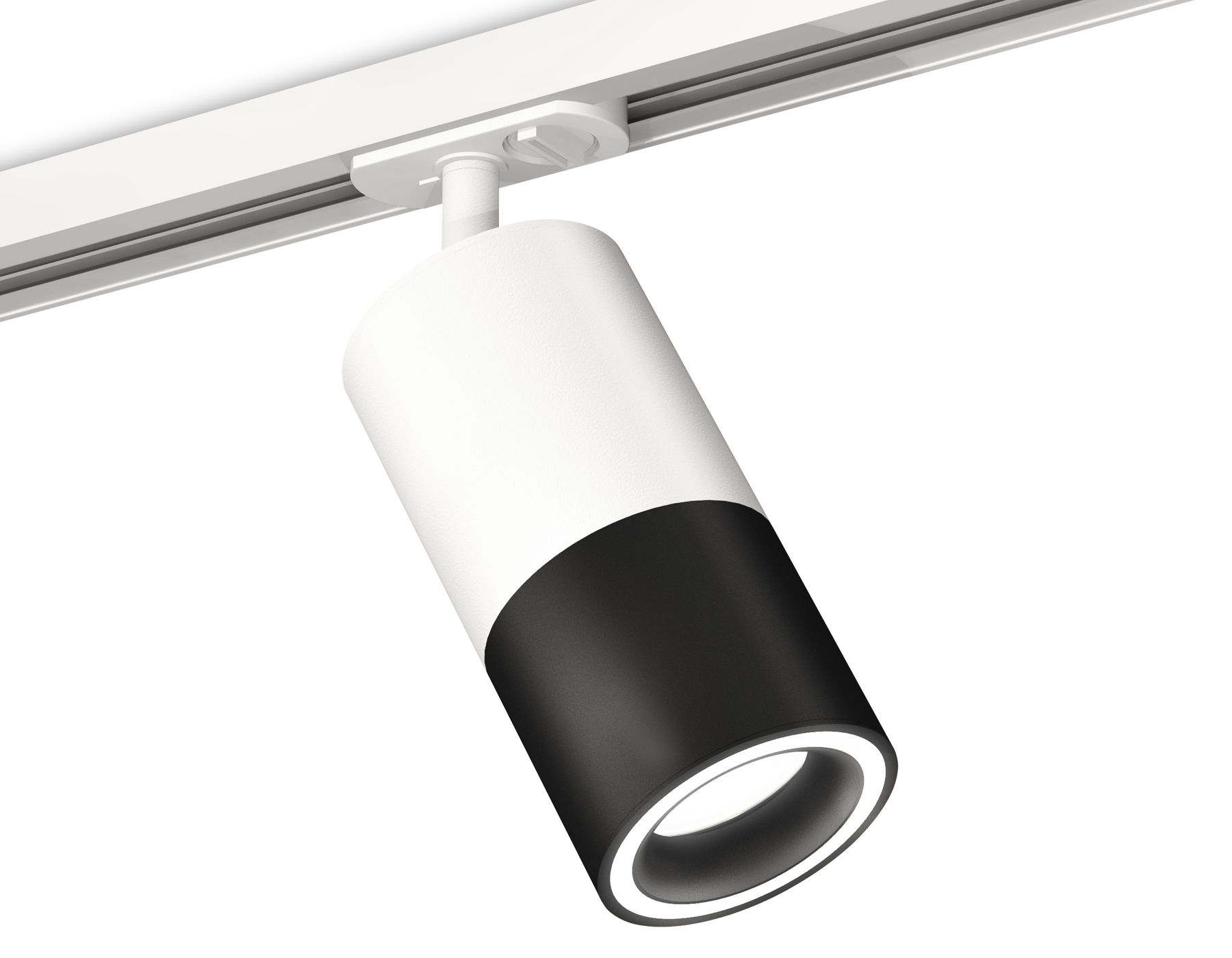 Комплект трекового светильника с акрилом XT7402090 SBK/SWH черный песок/белый песок MR16 GU5.3