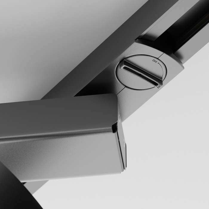 Трековый светильник Rim Unity 3000K 12Вт 110 LED однофазный Maytoni Technical TR044-1-12W3K-B (tr044-1-12w3k-b)