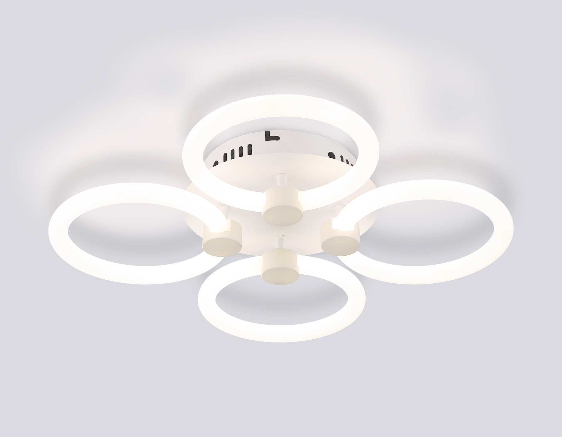 Потолочный светодиодный светильник с пультом FA3808/4 WH белый 3000K-6400K 82W 410*410*90 (ПДУ ИК)