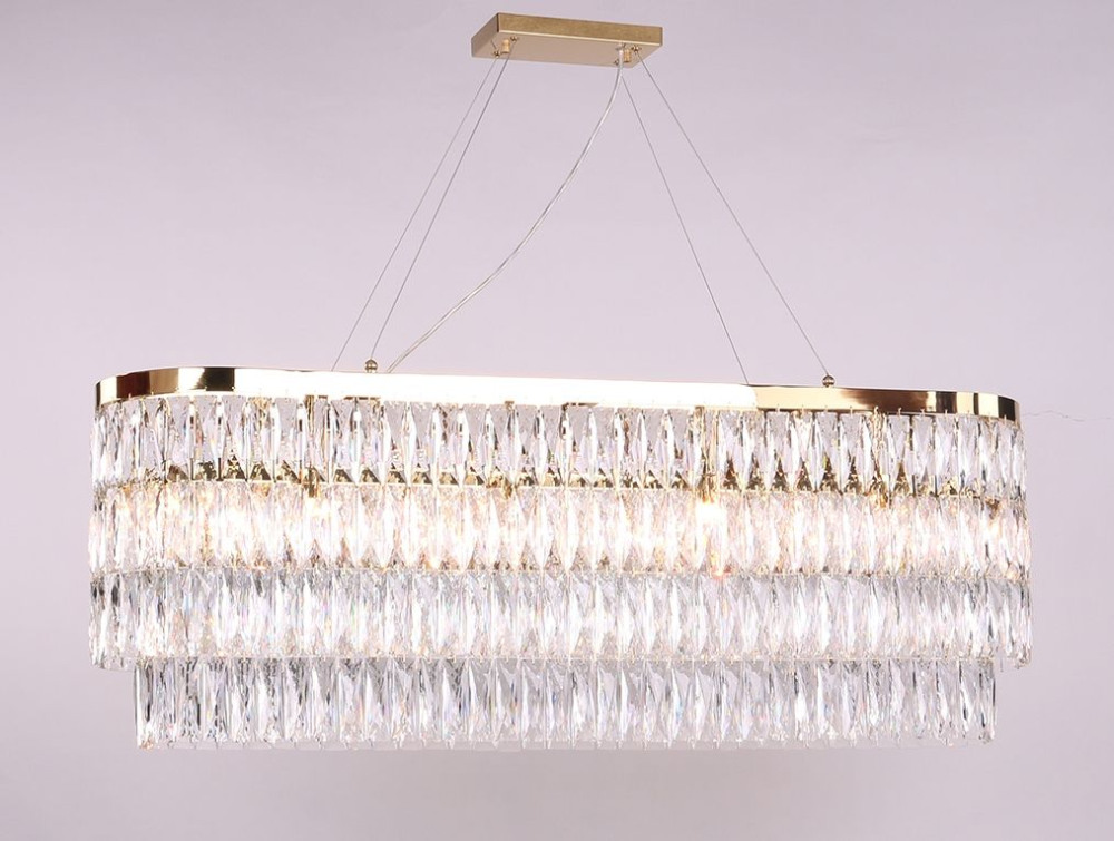 Подвесной светильник хрусталь 101288S gold (10128_8_s_gold)