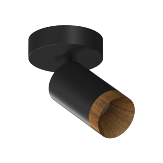 Накладной светодиодный светильник Ledron SAGITONY R1 S60 Dim Wooden Black (10191)