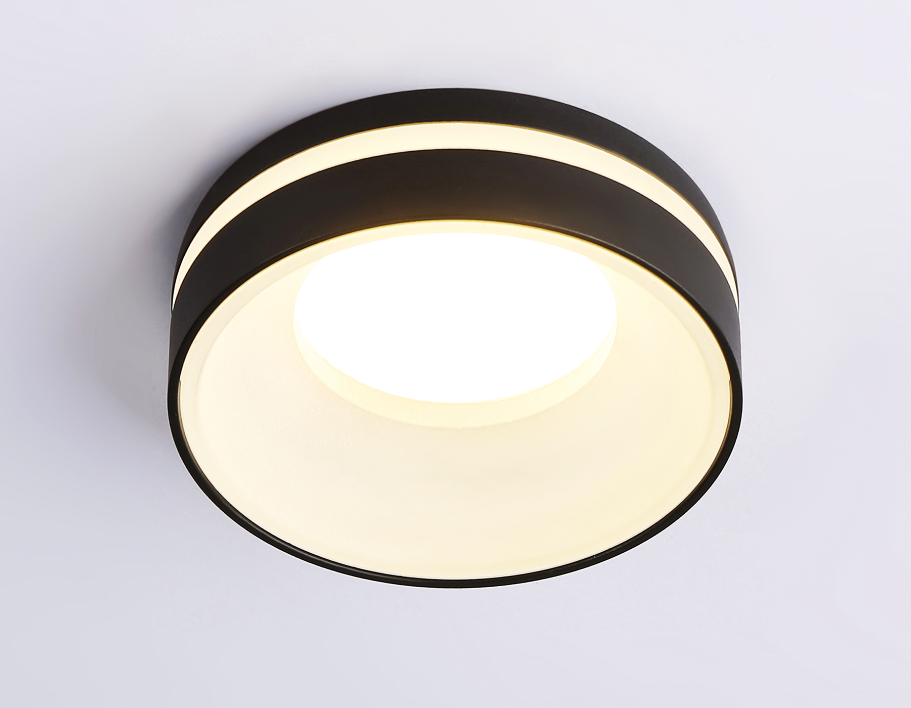 Встраиваемый точечный светильник MR16 TN3306 BK/FR черный/белый матовый MR16 GU5.3 D80*43