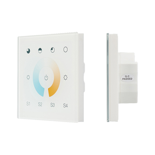 INTELLIGENT ARLIGHT Сенсорная панель DALI-901-11-1G-4SC-MIX-DT8-IN White (BUS/230V) (IARL, IP20 Пластик, 3 года) 037196