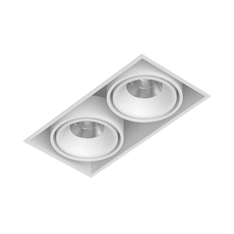 Встраиваемый поворотный светодиодный светильник Ledron NORDEL 2 White (9856)