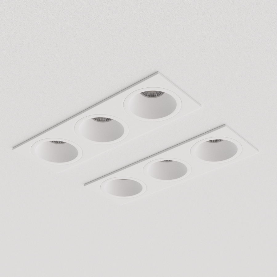 Встраиваемый светильник под сменную лампу Ledron AO1501009 SQ3 White (2416)