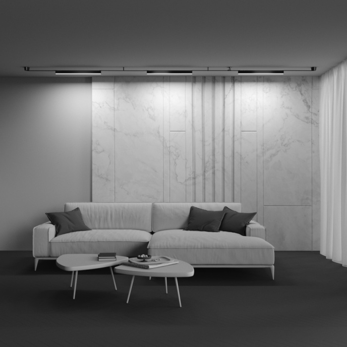 Трековый светильник Maytoni Basis Parity TR129B-24W4K-B 48V 4000K 24Вт черный (tr129b-24w4k-b)