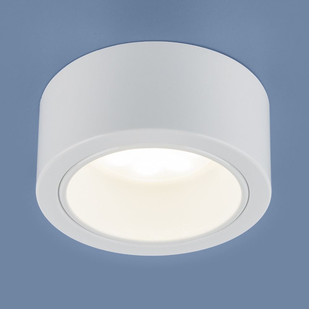 Накладной точечный светильник 1070 GX53 WH белый (electrostandart_a035973)