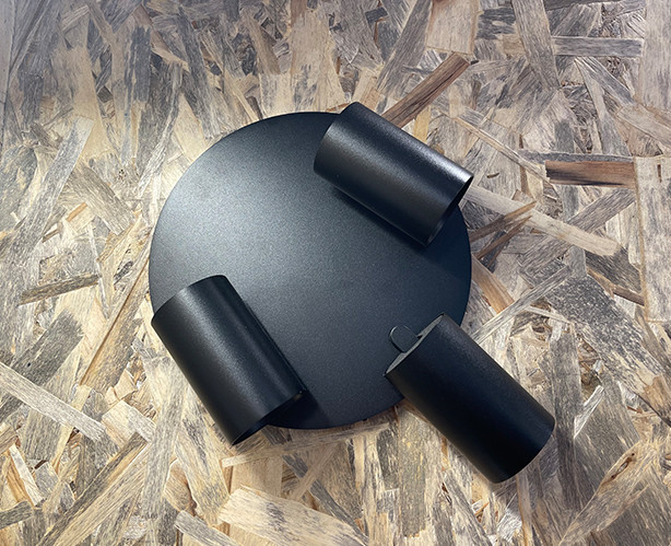 DANNY R3 black светильник потолочный