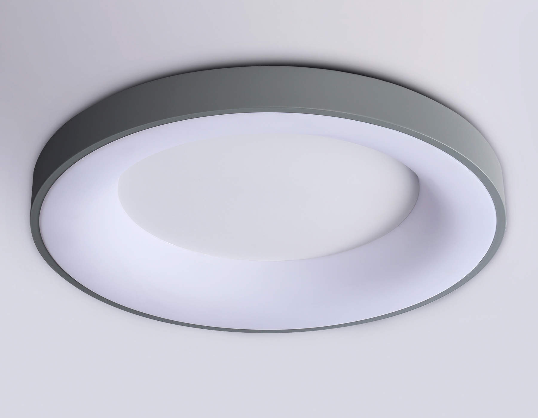 Потолочный светодиодный светильник с пультом FZ1402 GR серый IP20 48W 3000K-6500K D500*50 (ПДУ ИК)