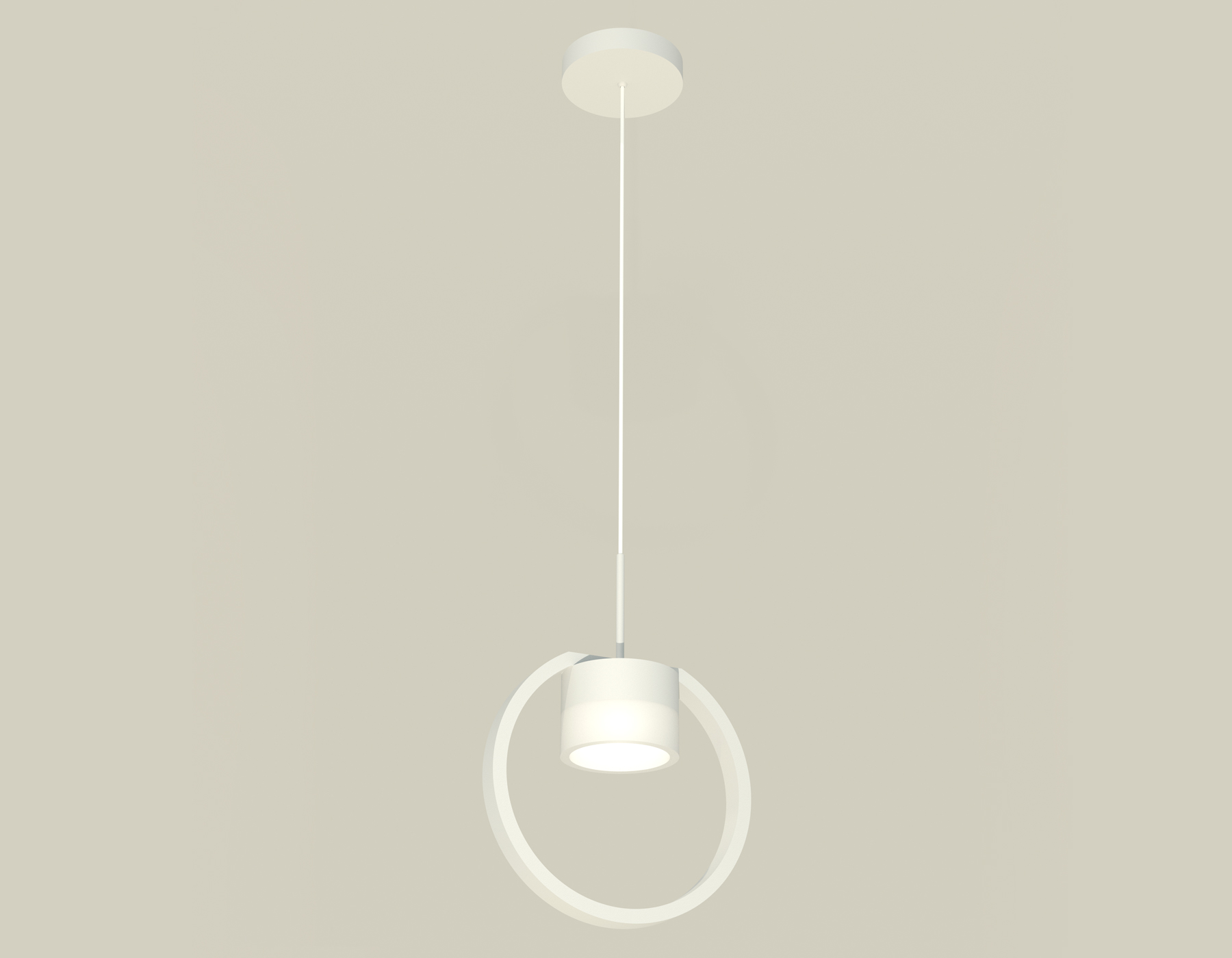 Комплект подвесного светильника с акрилом XB9101154 SWH/FR белый песок/белый матовый GX53 (C9101, N8401)