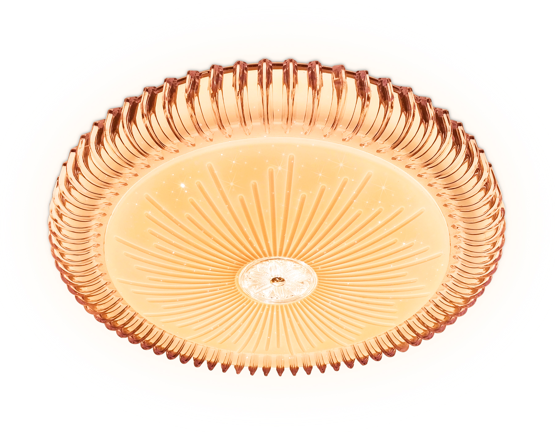 Потолочный светодиодный светильник с пультом FF95 WH белый 48W 3000K/4200K/6400K D390*60 (ПДУ ИК)