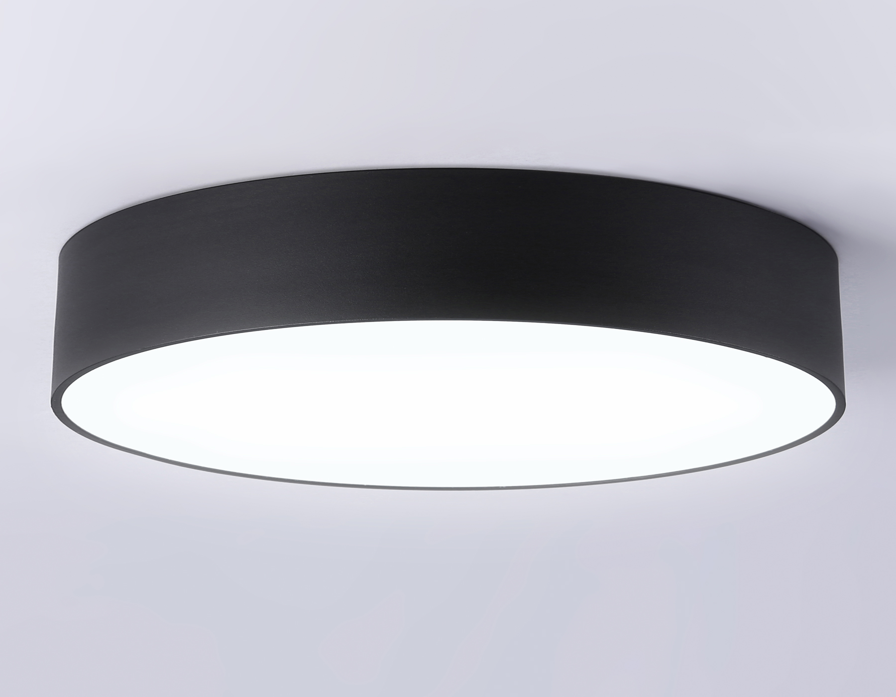 Потолочный светодиодный светильник FV5534 BK черный LED 60W 4200K D500*58 (Без ПДУ)