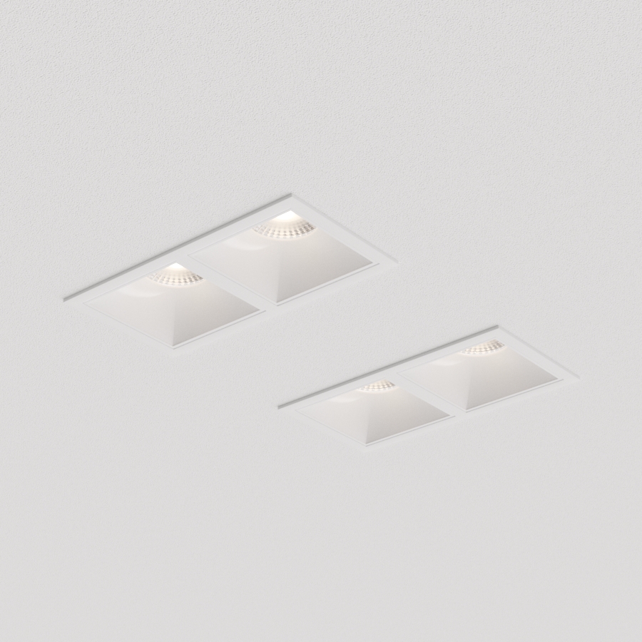 Встраиваемый светильник под сменную лампу Ledron RISE KIT2 White (2454)