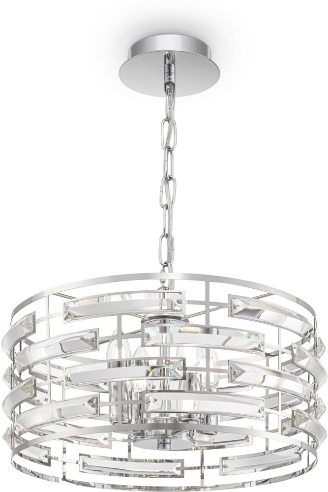 Подвесной светильник хрустальный Frontera MOD067PL-04CH (mod067pl-04ch)