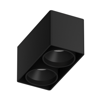 Накладной светильник под сменную лампу Ledron KEA 2 ED GU10 Black (2811)