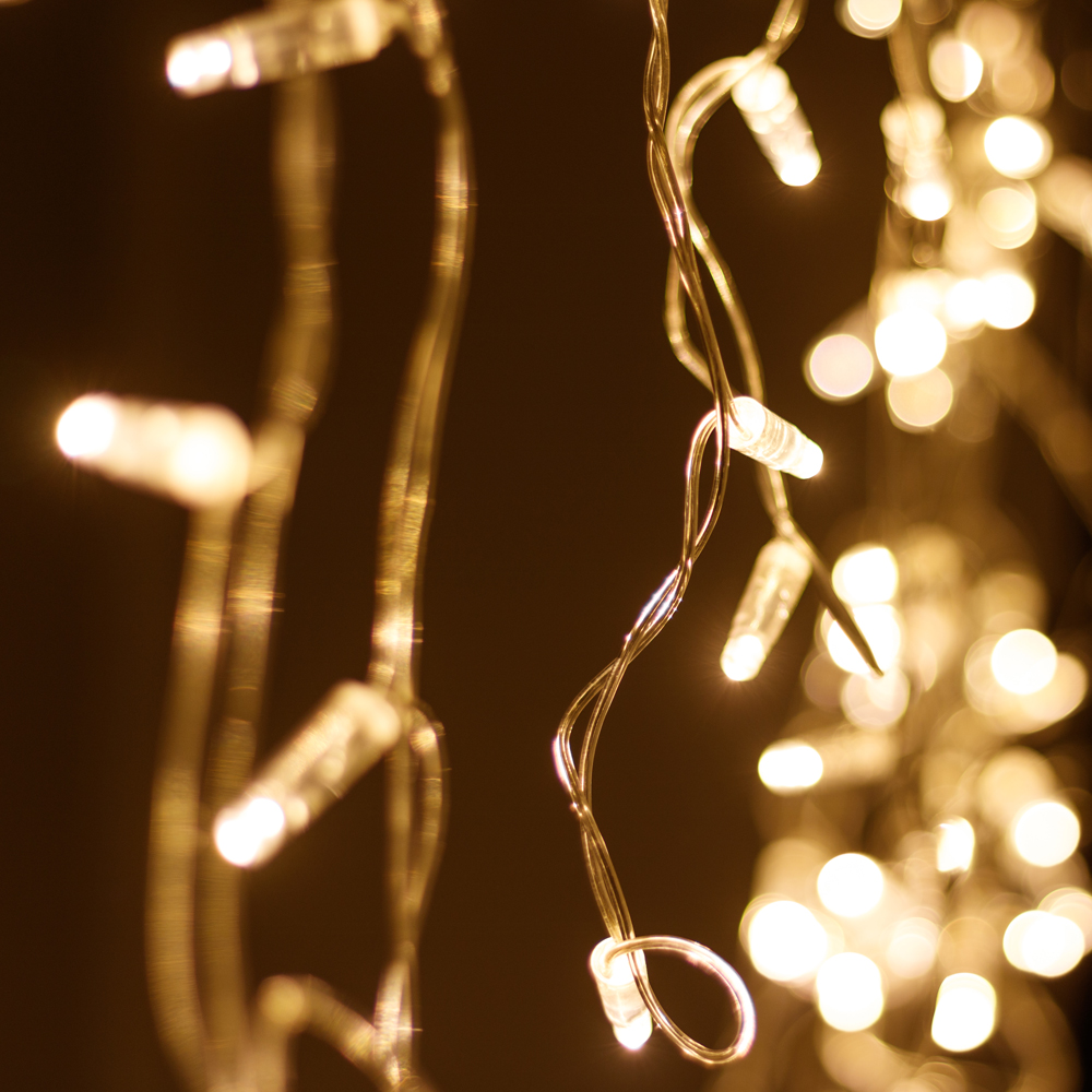 Светодиодная гирлянда ARD-EDGE-CLASSIC-2400x600-CLEAR-88LED-MILK-STD Warm (230V, 6W) (Ardecoled, IP65) 034106