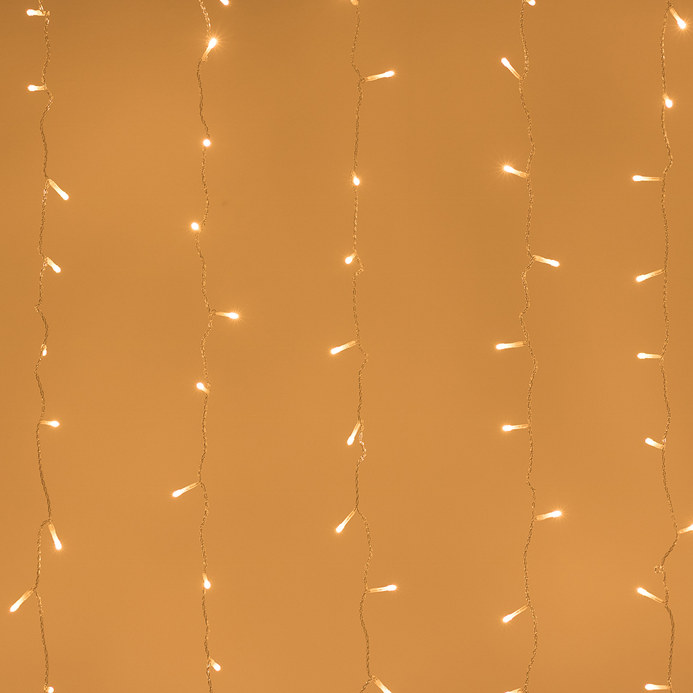 Светодиодная гирлянда ARD-CURTAIN-HOME-1500x1500-CLEAR-144LED Warm (230V, 6W) (Ardecoled, IP20) 024830