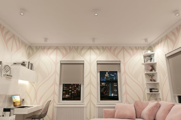 Накладной светильник светодиодный DK3090-WHCH (dk3090-wh_ch)