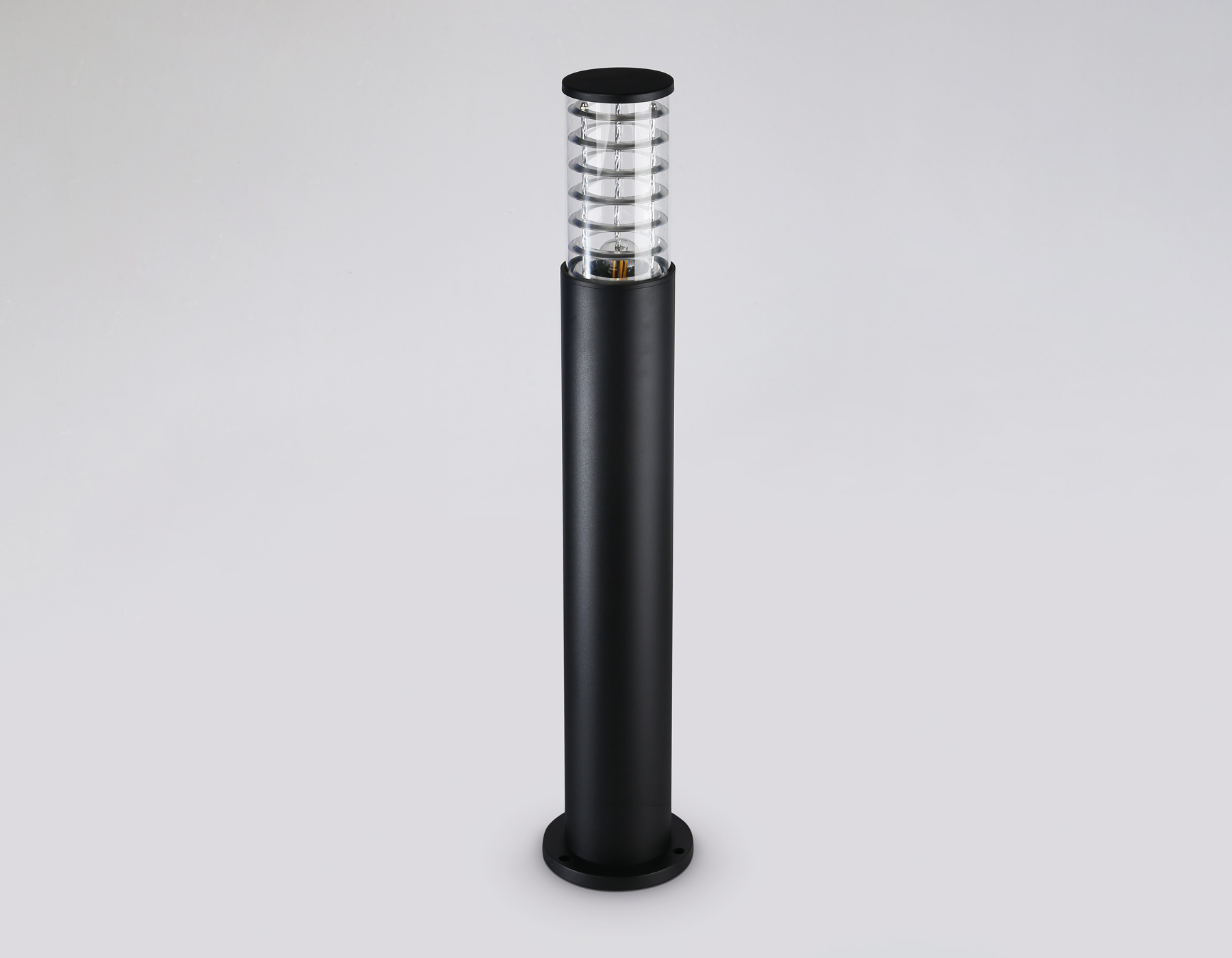 Уличный ландшафтный светильник ST2536 BK/CL черный/прозрачный IP54 E27 max 11W D108*800