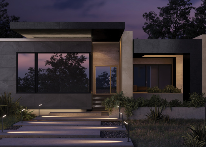 Уличный наземный светильник Paso O595FL-L12B3K (o595fl-l12b3k)