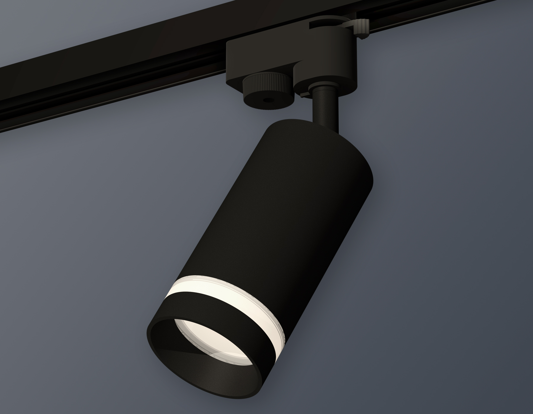 Комплект трекового однофазного светильника XT6323111 SBK/FR черный песок/белый матовый MR16 GU5.3 (A2521, C6323, N6229)