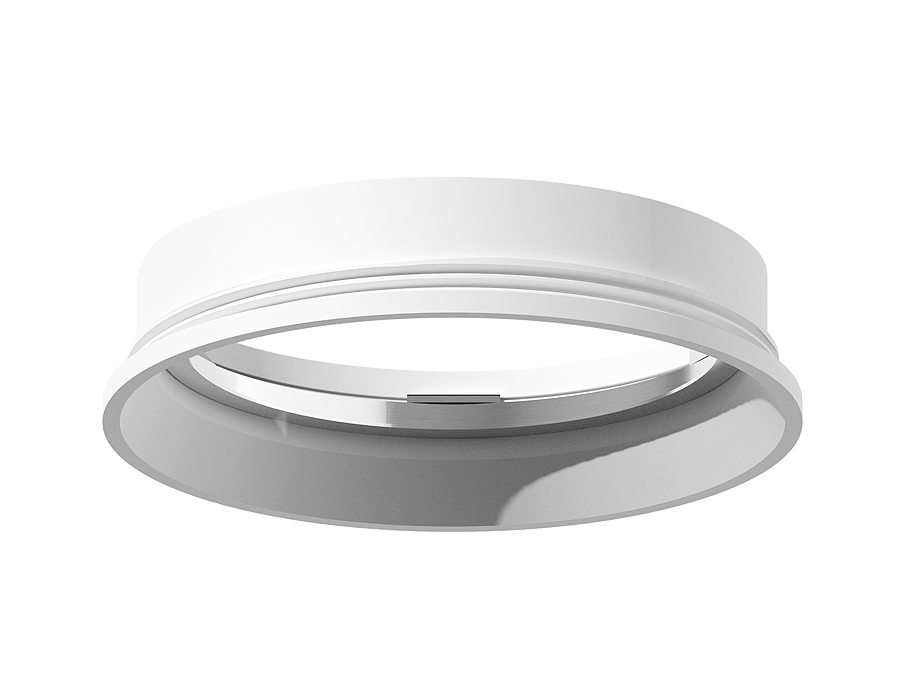 Насадка передняя для корпуса светильника с диаметром отверстия D60mm N6101 SWH белый песок D60*H18mm Out2mm MR16