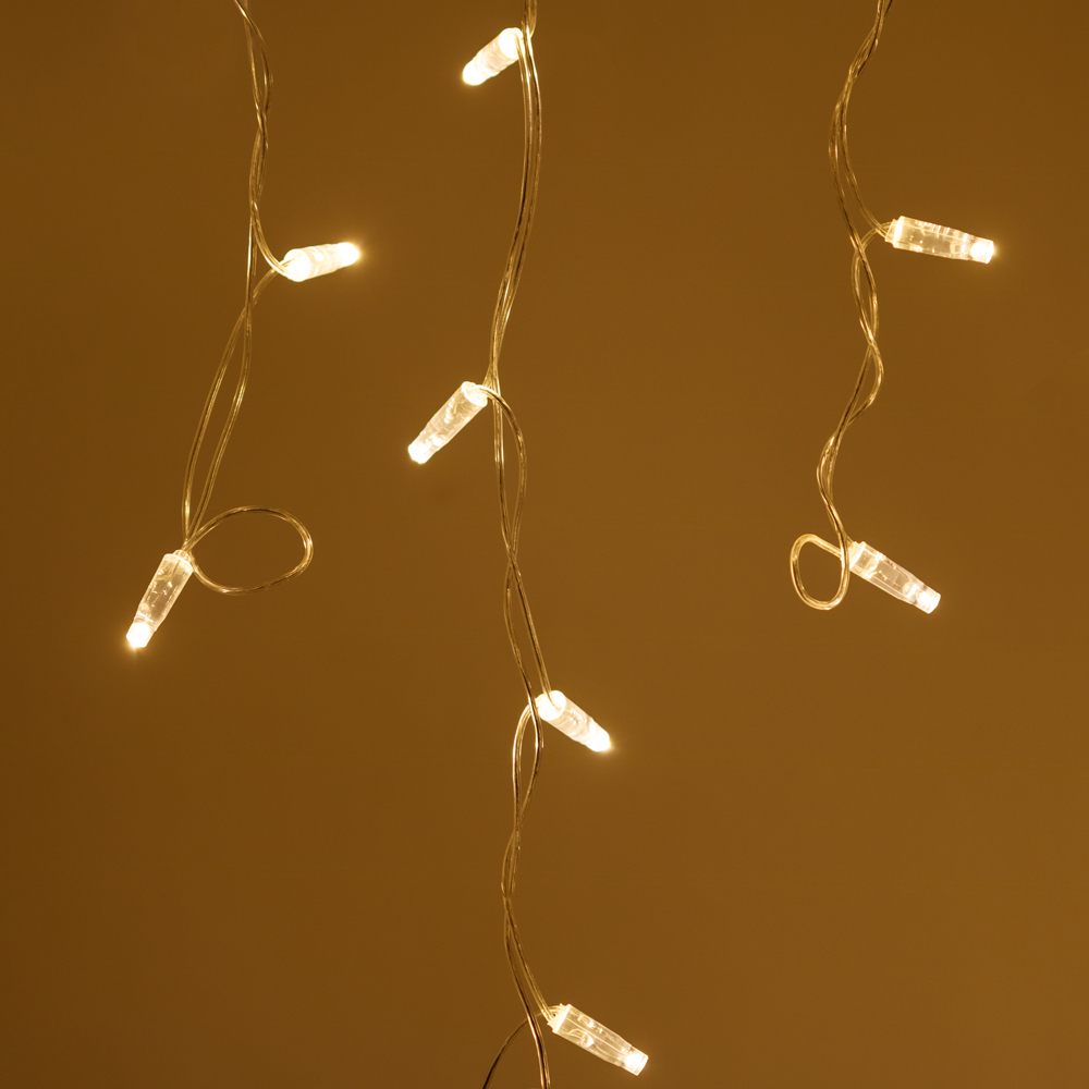 Светодиодная гирлянда ARD-EDGE-CLASSIC-2400x600-CLEAR-88LED-MILK-STD Warm (230V, 6W) (Ardecoled, IP65) 034106