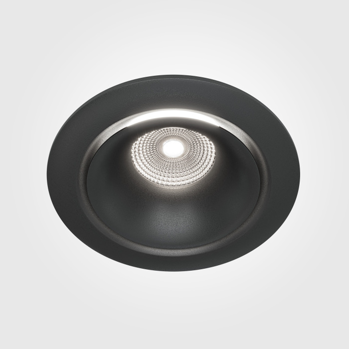 Встраиваемый светильник Yin 4000K 1x12Вт 60 LED Maytoni Technical DL031-L12W4K-B (dl031-l12w4k-b)