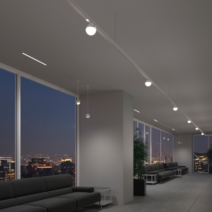 Трековый светильник 12W 4200K Lars белый Elektrostandard Slim Magnetic 8503301