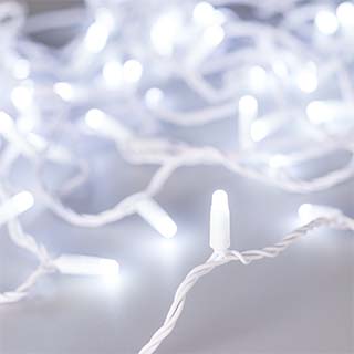 Светодиодная гирлянда ARD-STRING-CLASSIC-10000-WHITE-100LED-MILK-FLASH White (230V, 7W) (Ardecoled, IP65) 031203