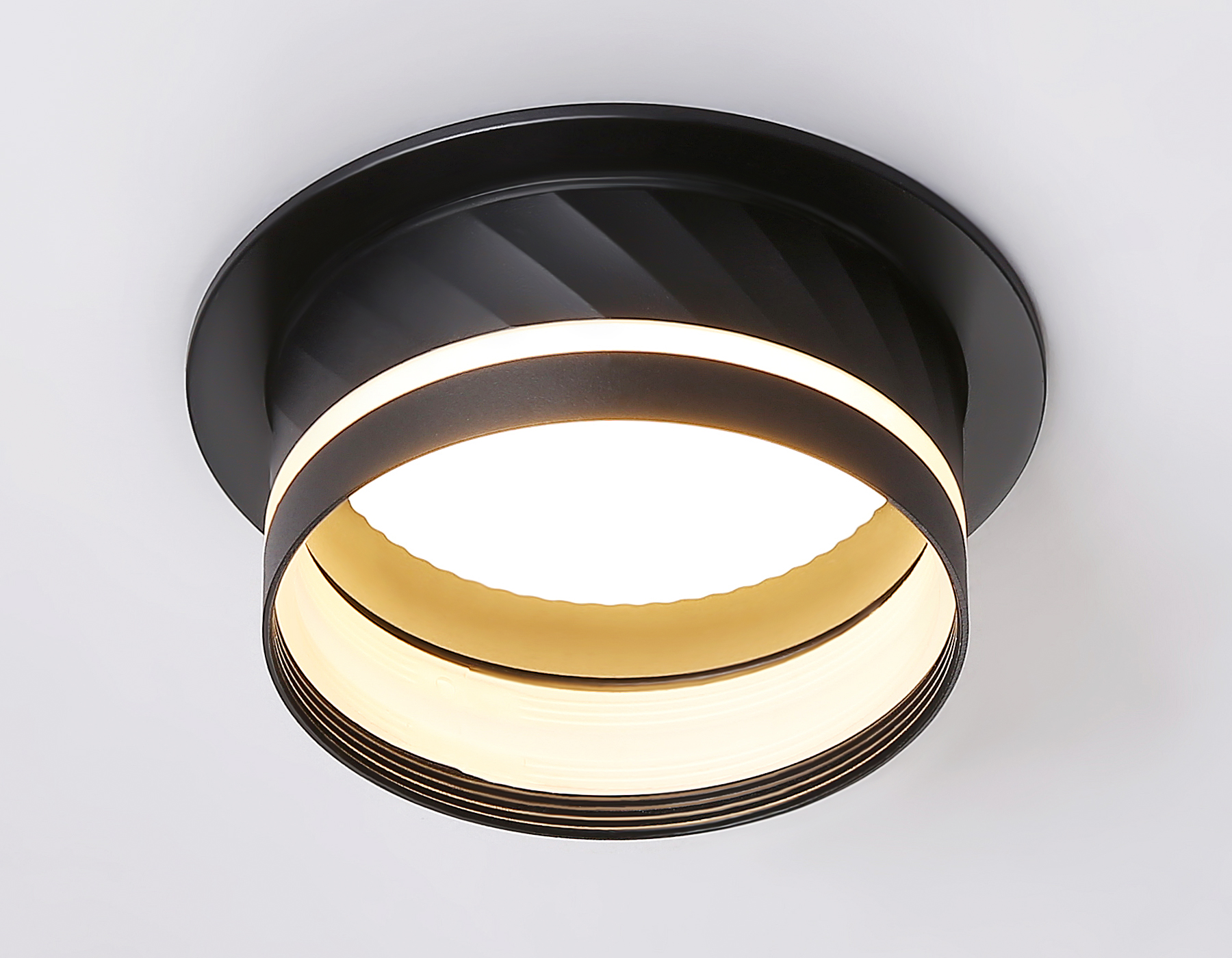 Светильник встраиваемый TN5219 BK черный GX53 D110*50