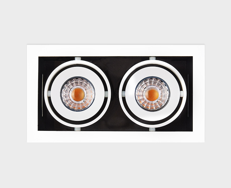 DL 3033 white 3000K светильник встраиваемый